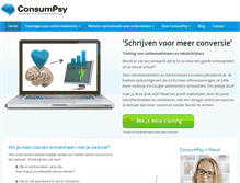 Tablet Screenshot of consumpsy.nl